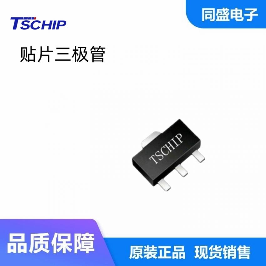 PXT8550贴片三极管长晶\TSCHIP品牌SOT-89封装Y2印记PNP极性晶体管